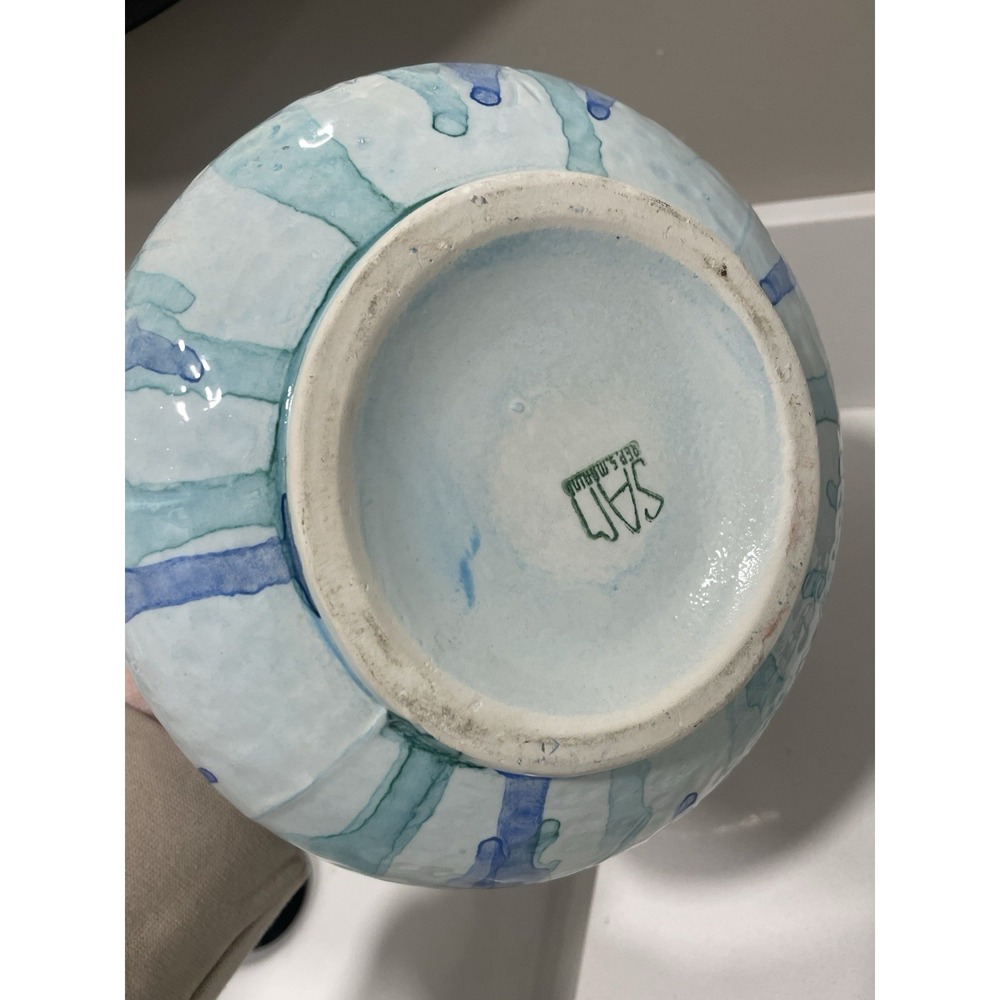 Vintage MCM SAM Italy Republic‎ Of San Marino 3D Lobster Sea Life Pottery Vase - Picture 8 of 13